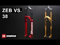 The ALL NEW RockShox Zeb Charger 3 1 VS Fox 38 Grip X2 Fork Off