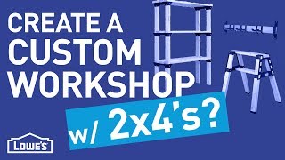 Create a Custom Workshop w/ 2x4's | DIY Basics