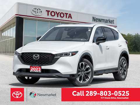 2023 Mazda CX-5 Sport Design AWD in White for sale at Newmarket Toyota in Newmarket, ON
