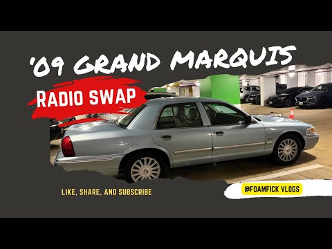 ‘09 GRAND MARQUIS RADIO REMOVAL AND TOUCH SCREEN INSTALL