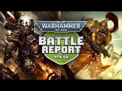 NEW Chaos Space Marines Battle Report