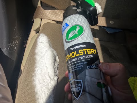 How To Use Turtle Wax Upholstery Cleaner + Product Review