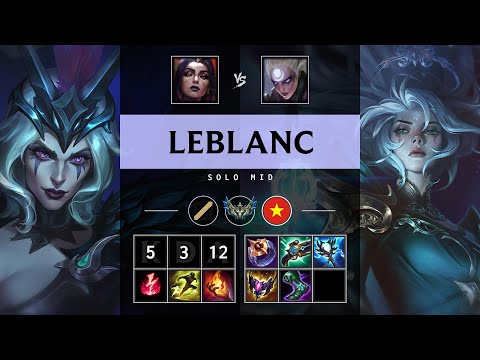 LeBlanc Mid vs Diana - VN Challenger Patch 25.15