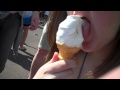 Kelsey Eating A Ice Cream