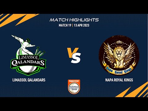 Match 19 - LQ vs NRK | Highlights | FanCode ECS Cyprus | 13 Apr 2023 | ECS23.186