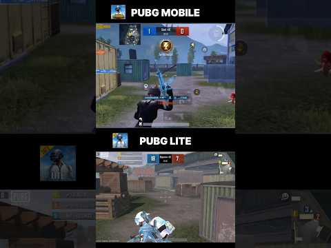 PUBG MOBILE  vs  PUBG LITE 😱 #pubgmobile #pubglite
