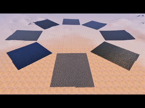 8 ARMIES BATTLE | 5000 SOLDIERS FREE FOR ALL - Ultimate Epic Battle Simulator UEBS