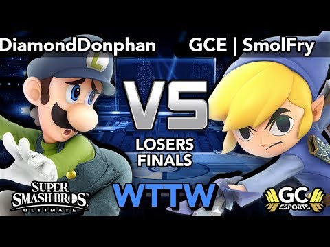WTTW 6 - GCE | SmolFry (Toon Link) vs Diamonddonphan (Luigi) Losers Finals - Smash Ultimate