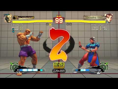 SSF4-AE: Emblemlord [Sagat] vs Professional617 [Chun]