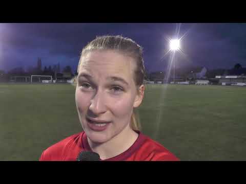 Laura Vervacke na SV Zulte Waregem - OH Leuven B op 21.12.2019