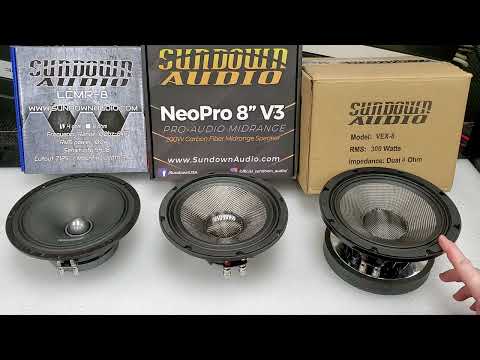 Sundown Audio Midrange Speakers Listening Test Head-to-Head