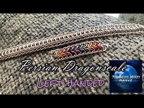 Persian Dragonscale - Chain Maille Tutorial - Left Handed