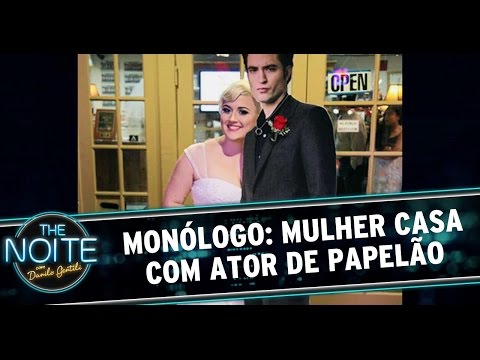 Monólogo 18/09/14: Mulher casa com ator de papelão
