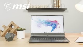 Video 0 of Product MSI Modern 14 B10R Laptop w/ Intel (2020)