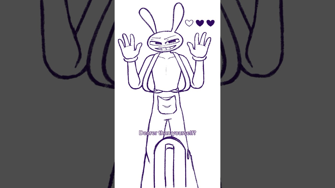 Pomni my queen please come out of your shell in episode 6 ily 🙏🙏 #tadc #funnybunny #jax #pomni