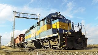 preview picture of video 'DM&E 6359 East - The Mount Rushmore SD40-2 on 12-23-2014'