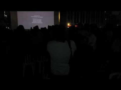 Cidade Cinza - Aplausos/Projeção no vão livre do MASP - Mostra de Cinema de SP 2013