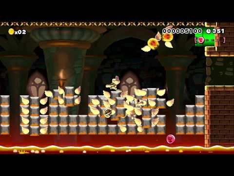 12-3:Koopatopia Inner Defenses by Myuu - Mew Mew Mario - SUPER MARIO MAKER - NO COMMENTARY 1ay