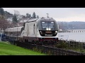 Amtrak Cascades At White Rock Beach Crescent Beach BC