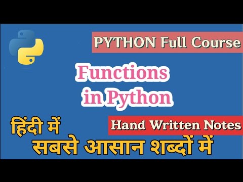 Functions In Python In Hindi Python Tutorials For Beginners Cloud Tech Burner