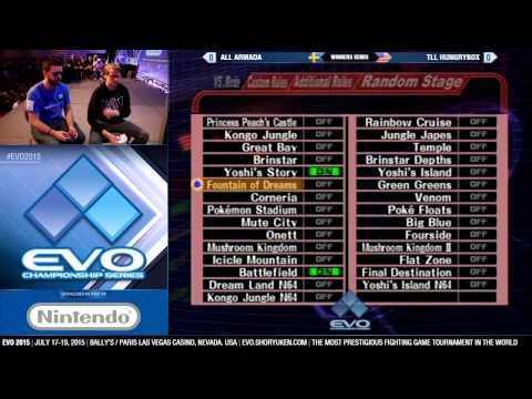 Evo 2015 - SSBM Top 8: PG Plup vs EG PPMD / A Armada vs TL Hungrybox