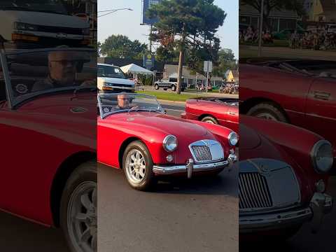 MG MGA calssic Car Drive By Engine Sound Woodward Dream Cruise 2024