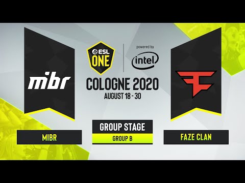 CS:GO - MIBR vs. FaZe Clan [Inferno] Map 2 - ESL One Cologne 2020 - Group B - EU
