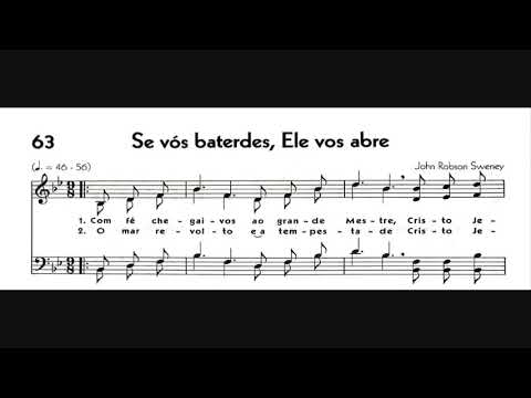 Hinário 5 CCB - Hino 063 - Se vós baterdes, Ele vos abre - Strings - Teclado Yamaha PSR S670