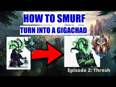 HOW TO SMURF IN PLATINUM | THRESH FULL EDUCATIONAL GAMEPLAY | EXPLAINING EVERYTHING