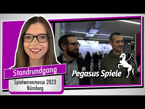 Neuheiten – PEGASUS SPIELE – Spielwarenmesse 2023 in Nürnberg (Spiel doch mal!) Standrundgang