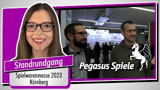 Neuheiten – PEGASUS SPIELE – Spielwarenmesse 2023 in Nürnberg (Spiel doch mal!) Standrundgang