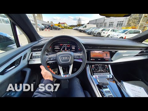 New Audi SQ7 2021 Test Drive Review POV