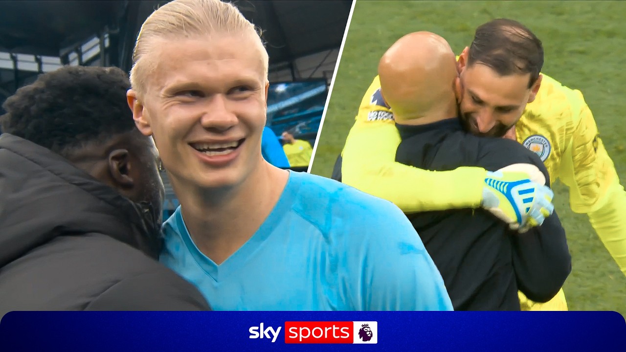 FULL-TIME SCENES as Manchester City close gap to leaders Arsenal with 3-0 victory over Brentford💥
