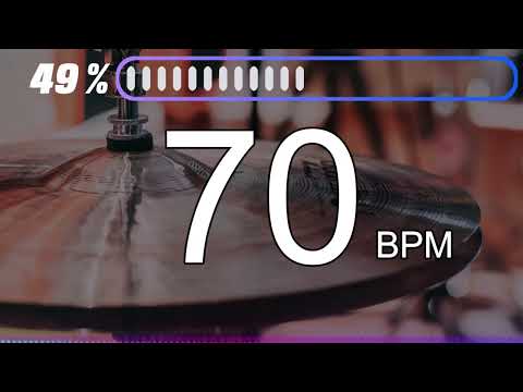 70BPM　Hi-hat①　5minutes Drums Metronome