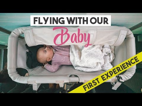 Flying with a 4 month old BABY | Her first flight