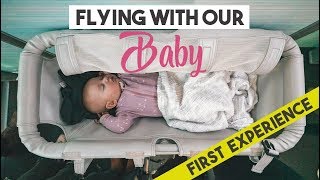 Flying with a 4 month old BABY | Her first flight