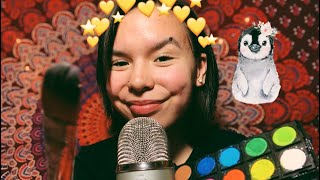ASMR painting your face🌻🎨