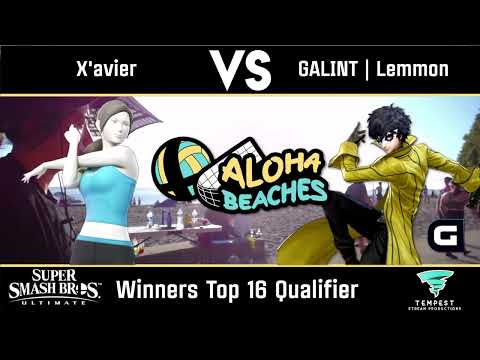 Lemmon (Joker) vs X'Avier (Wii Fit Trainer) - Aloha Beaches - Winners Top 16 Qualifier
