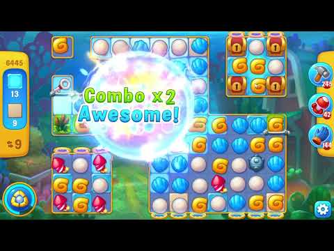 Fishdom 6445 Level - 16 moves - NO BooSTERS