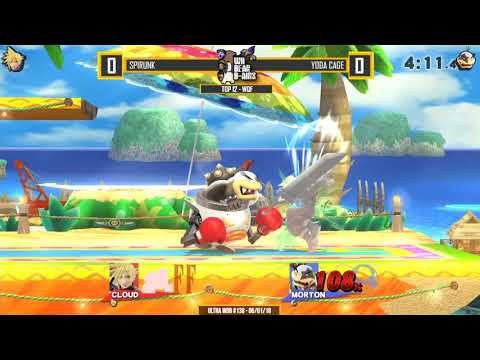 Ultra WBB #138 | Spirunk (Cloud) vs Yoda Cage (Morton) - Top 12 - WQF - Super Smash Bros. for Wii U