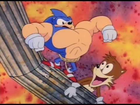 Muscle Cartoon Clip - Adventures of Sonic the Hedgehog 2
