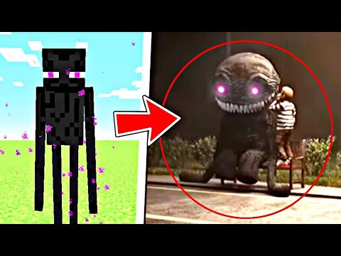 Sky Guy - Minecraft Mobs That CAUGHT On CAMERA!