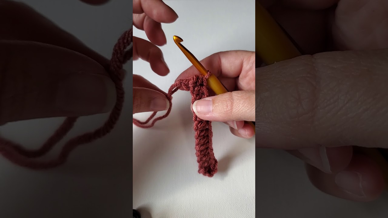 hdc Half Double Crochet |crochet tutorial|