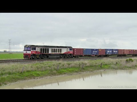 9721V SCT/SBR Containers To Dooen/Horsham - PoathTV Australian Trains & Railways