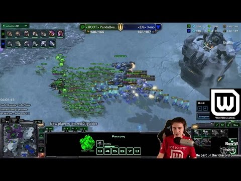 Winter Starcast - EG.Xeno (Terran) vs Root.Pandabearme (Zerg) Breakdown Cast