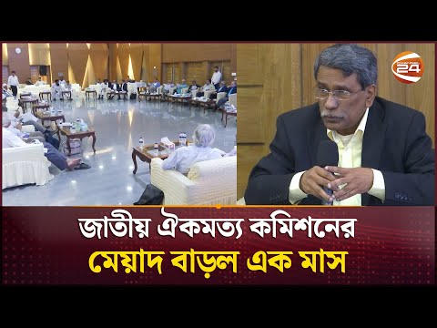জাতীয় ঐকমত্য কমিশনের মেয়াদ এক মাস বাড়াল সরকার | Ali Riaz | Consensus Commission | Channel 24