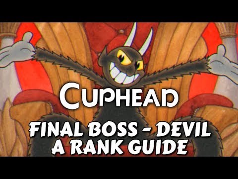 Cuphead - Final Boss (A Rank) Devil - Inkwell Hell - King Achievement - Defeat the Devil