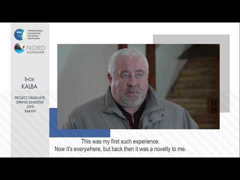 Video feedback of Ihor Kalba, graduate of the Ukraine-Norway project