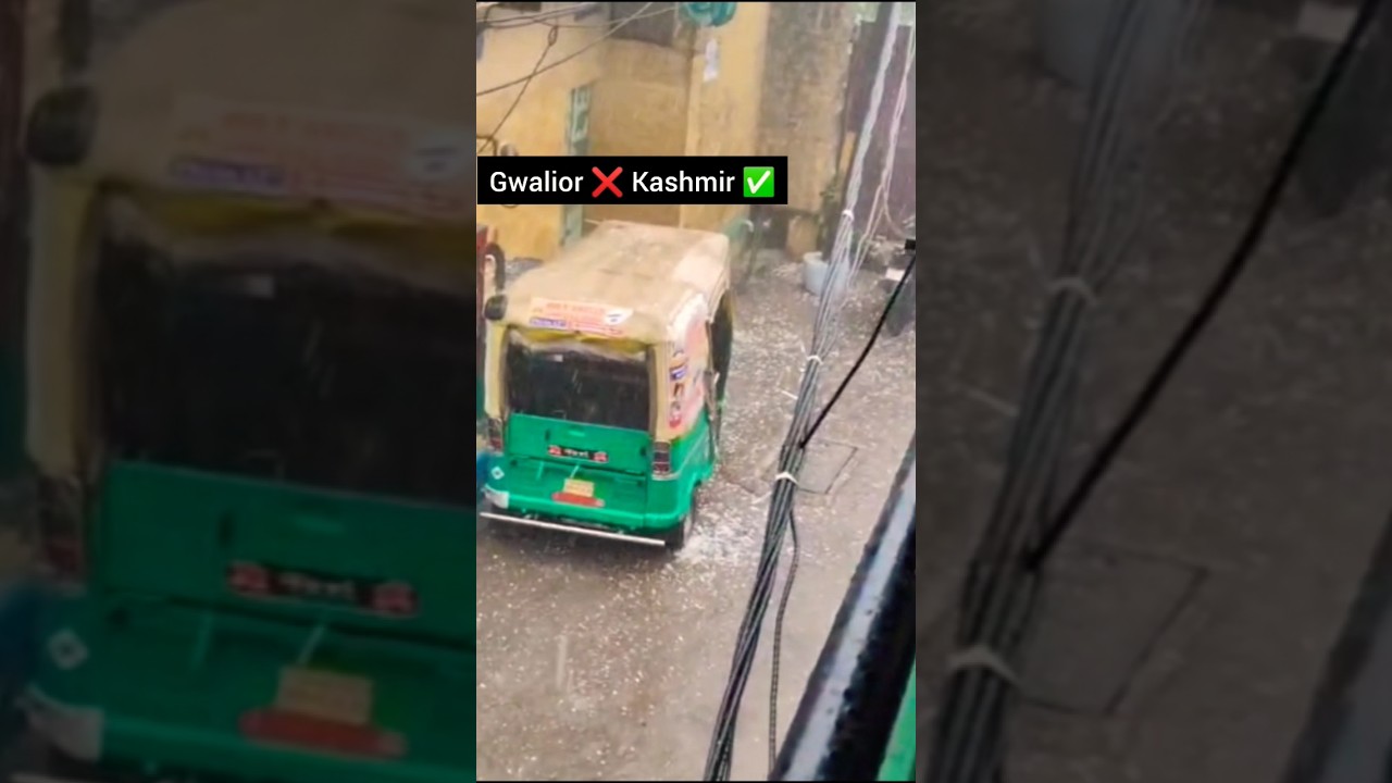 Gwalior बना Kashmir 😱 Oley ya Barf? #shorts #shortsfeed #explore