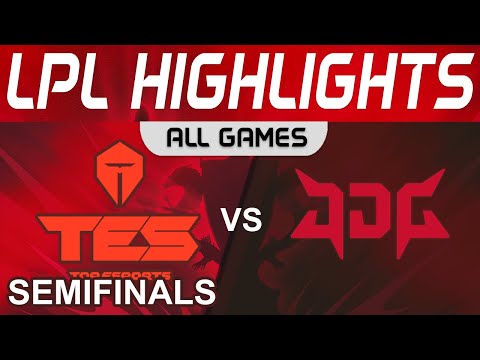 TES vs JDG Highlights ALL GAMES Semifinals LPL Summer Playoffs 2022 Top Esports vs JD Gaming by Oniv